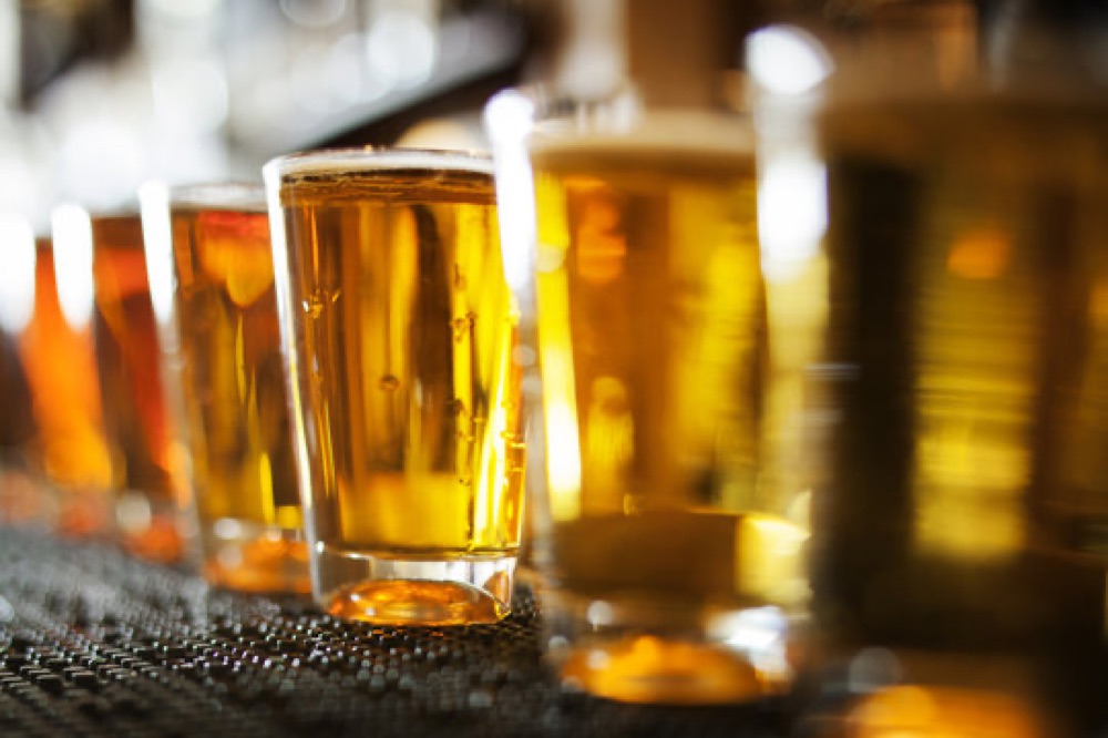 Premium beer selection at Sky Deck LA