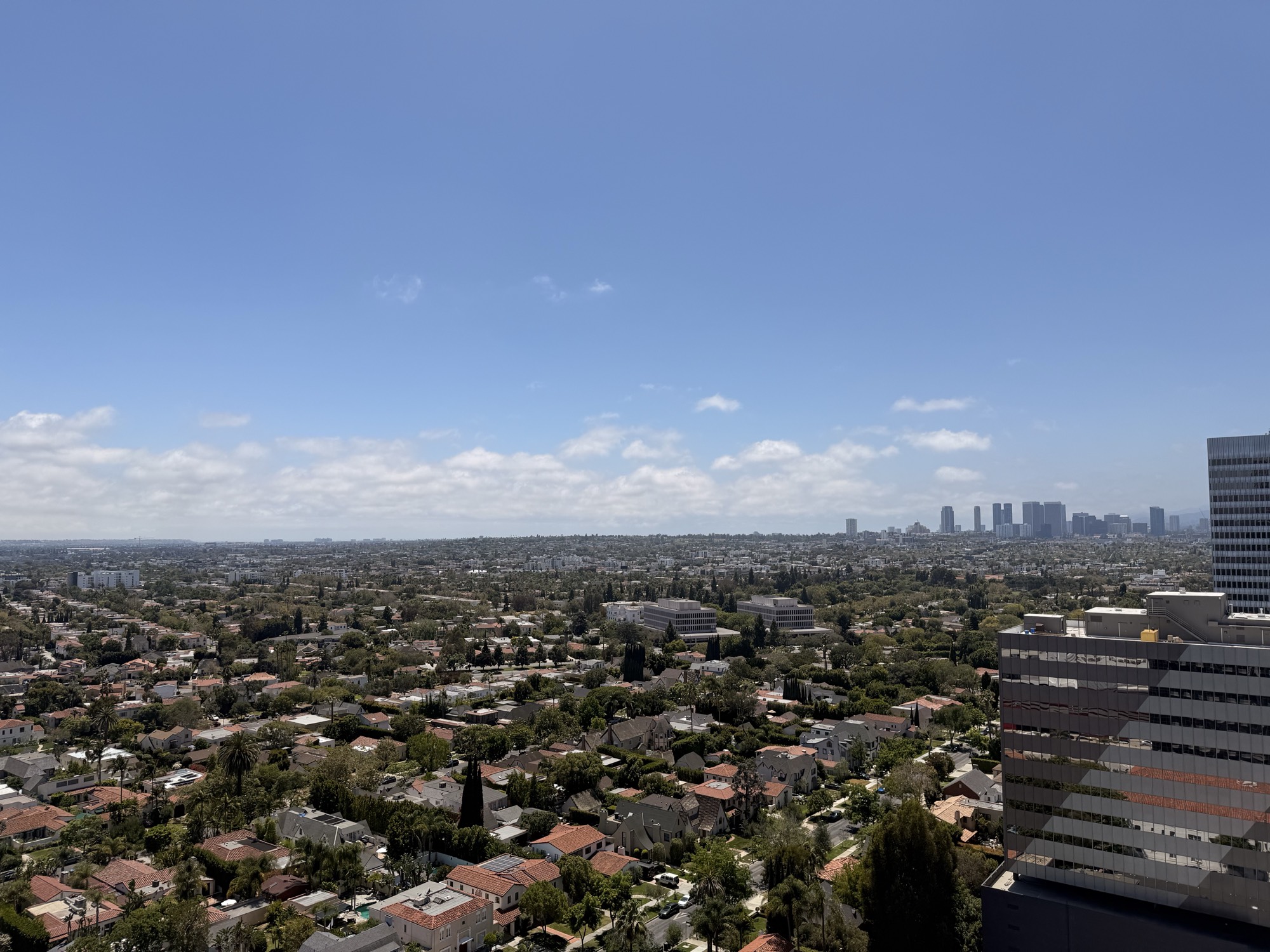 The Hills on the Horizon from Sky Deck LA
